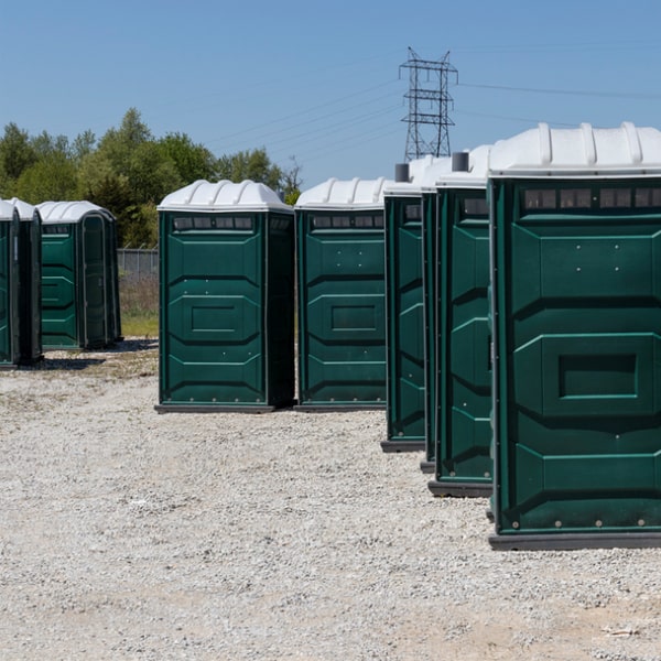 are there any restrictions on where the event toilets can be placed at the event